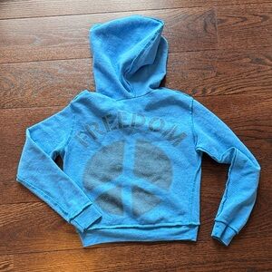 Blue Freedom Kids Hoodie